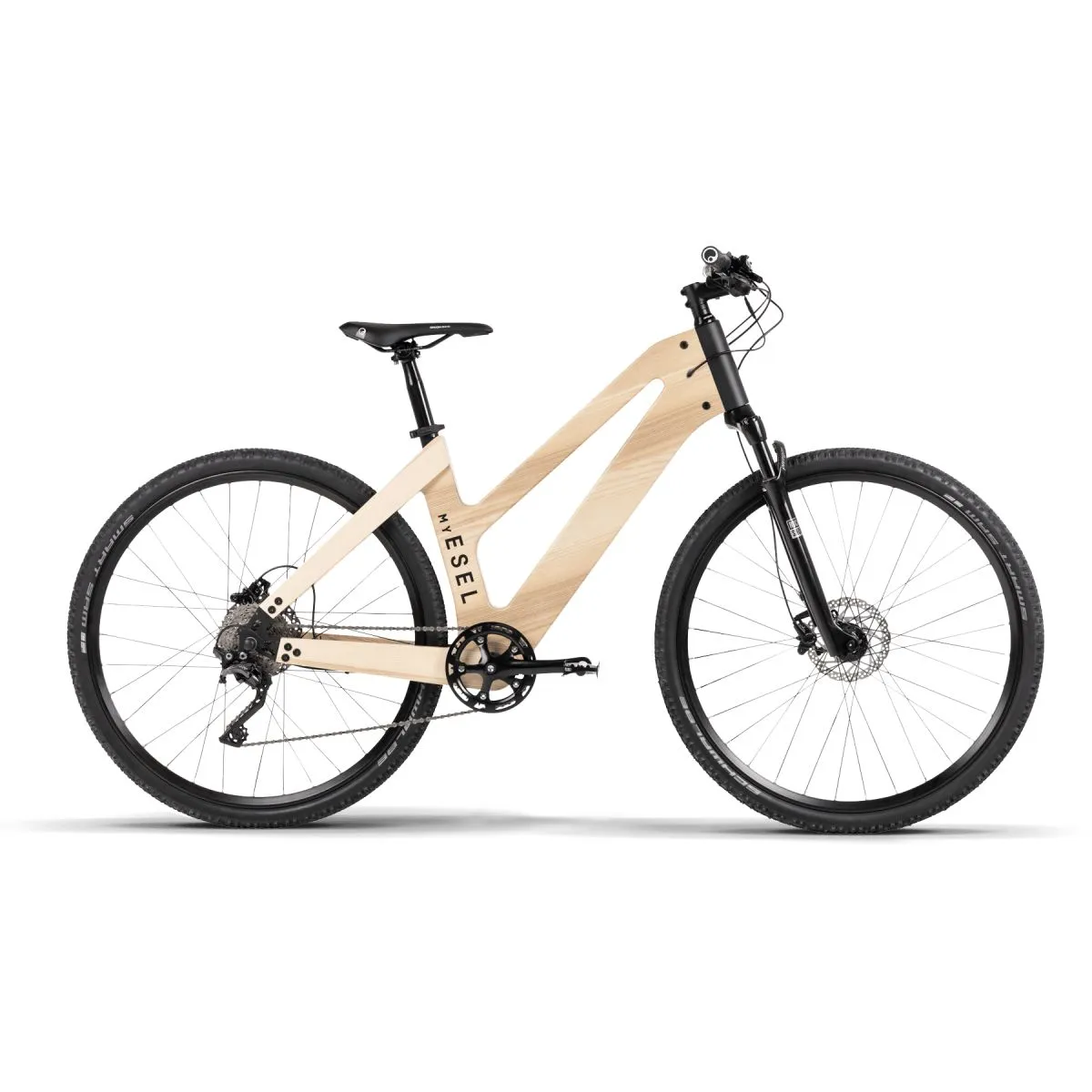 My Esel E-Cross Komfort Holz-E-Bike