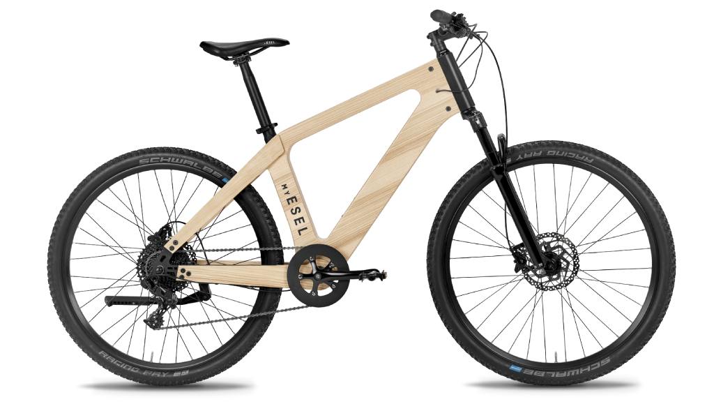My-Esel-E-Cross-PRO-Komfort-Holz E-Bike-Pedelec seitlich 1