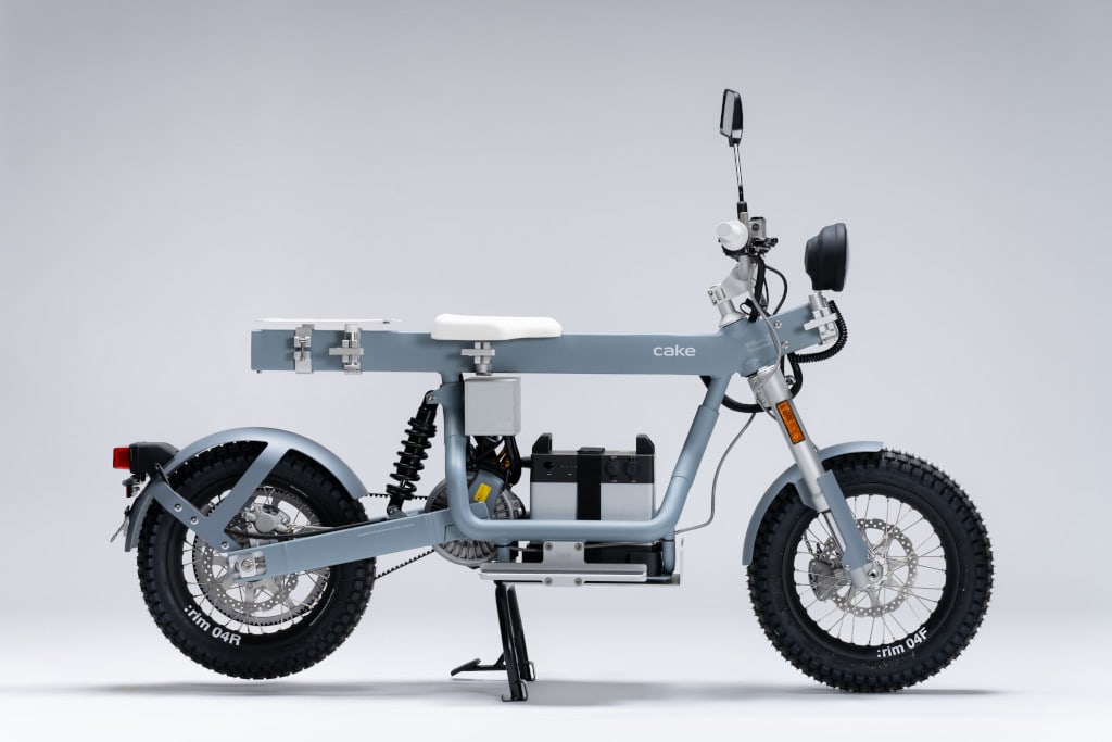 Cake-Ösa-Flex-E-Transportbike-E-Motorrad  in grau seitlich komplett