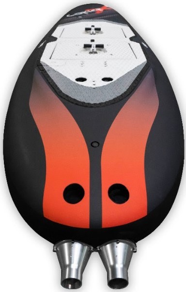 Onean-Carver-X-Elektro-Surfboard-E-Jetboard-mit Antrieb hinten