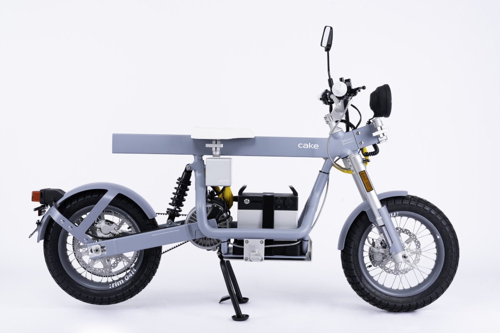 Cake-Ösa-Flex-E-Transportbike-E-Motorrad in grau seitlich