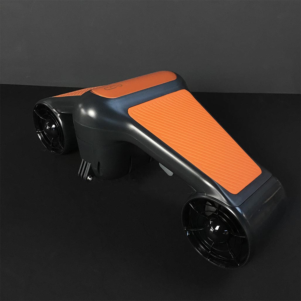 Geneinno-Trident-Mini-unterwasser-seascooter-tauchscooter-Schwarz-Orange 1