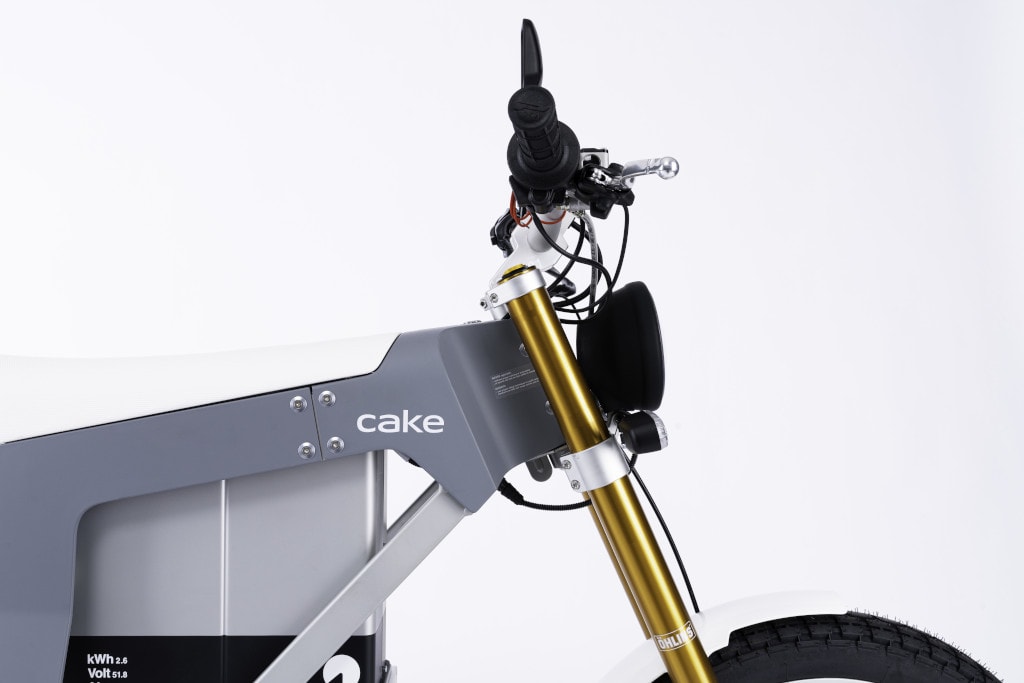 Cake-Kalk E-Motorrad  Detailbild Lenker seitlich