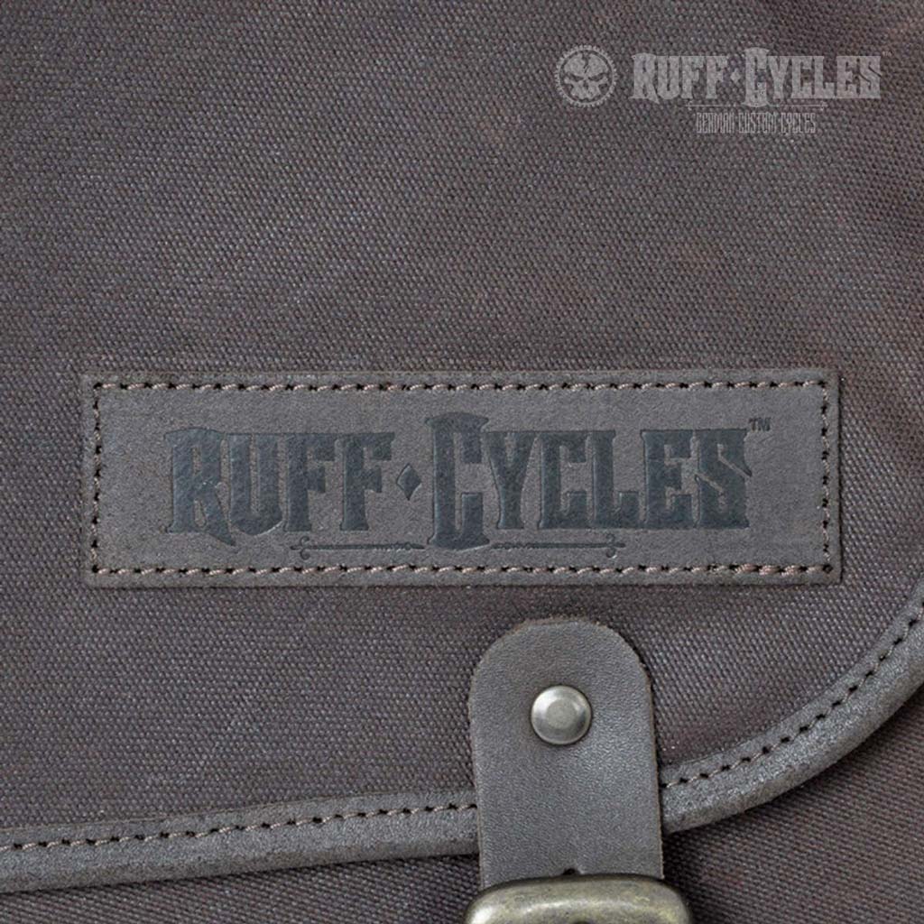 Ruff-Cycles-Ruffian-Satteltasche-Saddlebag-Slim-Brown-Detail